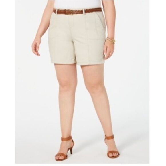 Size 16W Style & Co. Plus Mid Rise Bermuda Shorts - Picture 1 of 1